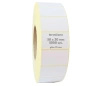 50x30 mm etykiety termiczne 5000 szt. gilza 76 samoprzylepne białe