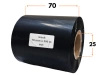 70x300 kalka WOSKOWA taśma termotransferowa wosk 70mm 300m czarna OUT