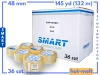 karton hotmelt 48mm x 145yd (132m) smart BEZBARWNA taśma klejąca 48/145 pakowa 36 sztuk
