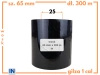 65x300 kalka WOSKOWA czarna IN taśma termotransferowa wosk 65mm 300m