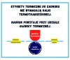 50x30 mm etykiety termiczne 5000 szt. gilza 76 samoprzylepne białe