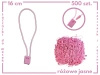 RÓŻOWE JASNE 500 szt. łączniki do metek ręczne plomby odzieżowe LIGHT PINK