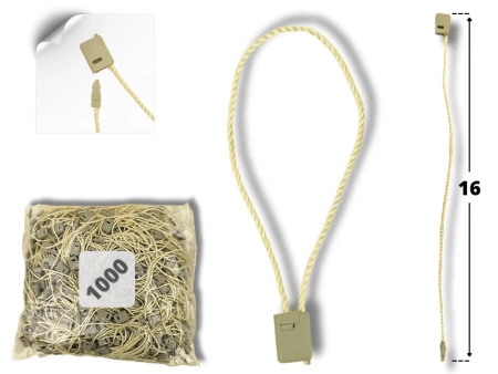 ZŁOTE 1000 szt. łączniki do metek ręczne plomby odzieżowe GOLD