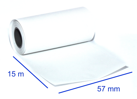 Karton rolek termicznych 57x15 do kas fiskalnych 240 szt. 57mm / 15mb