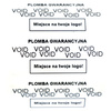 z_usl_nad_plom_ Plomby gwarancyjne VOID białe 45x18 nadruk CZARNY