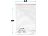60x80 mm torebki strunowe 100 szt. woreczki (6x8 cm)