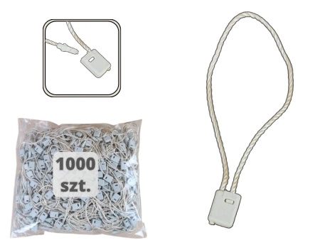 BEŻOWE 1000 szt. łączniki do metek ręczne plomby odzieżowe BEIGE