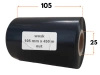 105x450 kalka WOSKOWA taśma termotransferowa wosk 105 mm 450 m czarna OUT
