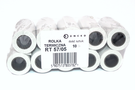Karton rolek termicznych 57x05 do kas fiskalnych 360 szt. 57mm / 5mb