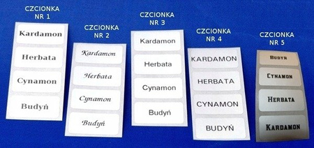 z_usl_nad Naklejki na przyprawy z własnymi nazwami - 70 sztuk