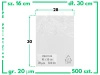 16x30 cm worki foliowe polietylenowe LDPE 160x300 mm przeźroczyste 500 szt