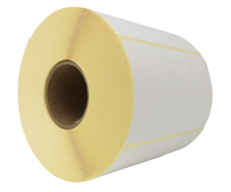 100x200 mm etykiety termiczne 400 szt. gilza 25 perforacja samoprzylepne białe