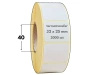 32x25 mm etykiety 2000 szt. gilza 40 samoprzylepne termotransferowe białe
