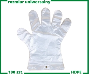 rękawiczki zrywki 10.000 szt rozmiar L - foliowe HDPE