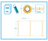 58x43 mm etykiety termiczne 500 szt. samoprzylepne białe 58*43