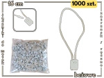 BEŻOWE 1000 szt. łączniki do metek ręczne plomby odzieżowe BEIGE