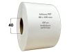 białe 80x120 mm etykiety FOLIOWE PET bezklejowe 500 szt gilza 40 termotransferowe