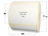 100x80 mm etykiety termotransferowe 1000 szt. gilza 25 samoprzylepne białe naklejki 100/80
