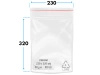 230x320 mm torebki strunowe 100 szt. woreczki (23x32 cm)