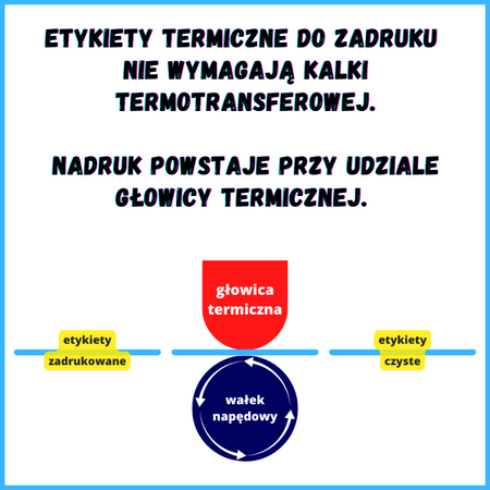 karton etykiet 70x40 mm termiczne1000 szt. 51 rol. samoprzylepne białe