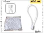 BIAŁE 1000 szt. łączniki do metek ręczne plomby odzieżowe WHITE