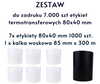 zestaw 80x40