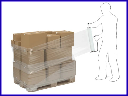 25 cm folia stretch 1,5 kg brutto (1,35 kg netto) przeźroczysta 17 mic - strecz transparentny mocny i wydajny