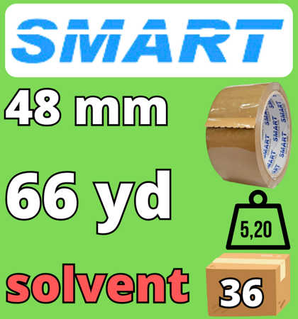 Smart SOLVENT 66yd 48mm BRĄZOWA