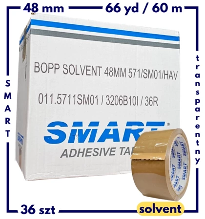 Smart SOLVENT 66yd 48mm BRĄZOWA