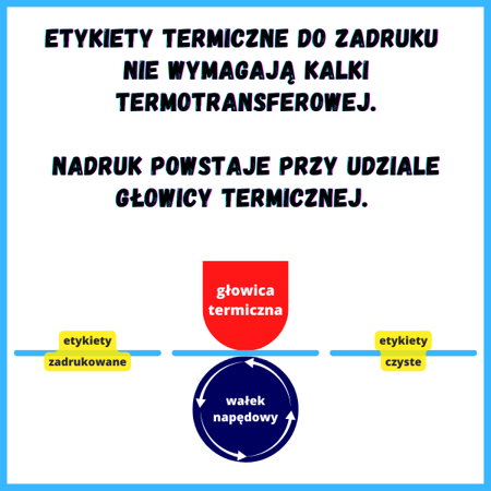 karton etykiet 100x60 mm termiczne 1000 szt. 33 rol. samoprzylepne białe